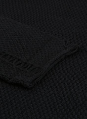 Pullover mit Rundhalsausschnitt, überschnittenen Schultern und Used-Look