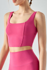 Schweißabsorbierendes Sport-Tanktop mit Nahtdetail
