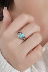 Türkis 925 Sterling Silber Ring