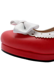 Retro Schleife rutschfeste High Heels