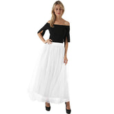 Mesh Bubble Skirt Tulle Skirt Floor Length Dress