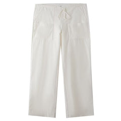 Pantalon de danse rétro ample et élégant avec cordon de serrage et jambes larges