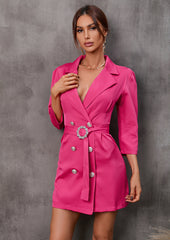 Robe de groupe à manches 3/4