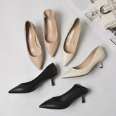 Chaussures à talons hauts et fins à double sens pour femmes, à bout peu profond