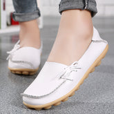 Escarpins en cuir de vache pour femmes, chaussures confortables pour hommes