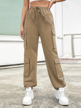 High Street Hip Hop Hosen Trendy Hosen Multi Pocket Street Overalls Lose Gerade Bein Knöchel Banded Hosen