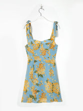 Robe courte amincissante à imprimé rétro français, coupe ajustée et taille ajustée