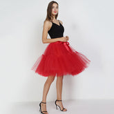 Super Fluffy Pettiskirt Tulle Skirt Multi Layer Grazy With Big Hemline Skirt Tutu Skirt Bridesmaid Nylon