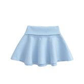 Pleated Skirt Skirt Years High Waist Thread Knitted Skirt