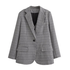Blazer croisé large à motif écossais de niche