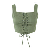 Sling-Top, schulterfreies, kurzes Top