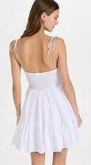 Solid Color Strap Dress Chic