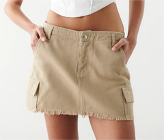 Niche Retro Anti-Exposure Slim Fit Etuirock Hohe Taille Ausgefranster Arbeitsrock