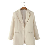Lockerer, schlankmachender Blazer im French Straight-Fit