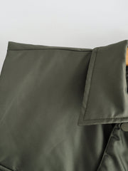 Cotton Padded Jacket Work Vest Army Green Vest Cardigan