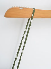 Side Split Low Cut Backless Green Shivering Cami Dress Slim A line Dress