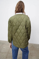 Jacke aus Baumwolle, gepolstert, doppelseitig, Baumwollmantel