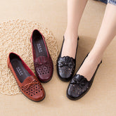 Damen Mom Pumps mit flachem Loch und weicher Sohle
