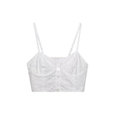 French Niche Hollow Out Cutout Embroidered Culottes