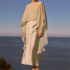 Silk Dress Silk Cami Dress Beach Dress Vacation Dress