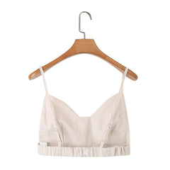 F00177823 F00177821 Soutien-gorge imitation coton et lin