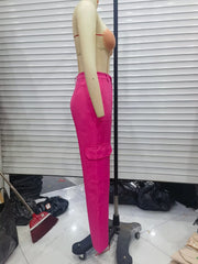 Loose Straight Sweatpants Side Pocket Casual Trousers