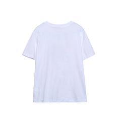 Kurzarm-T-Shirt mit Musterdruck für Mädchen