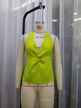 Bowknot Decoration Hanging Collar Top