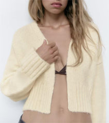 Younger Loose Figure Flattering Cardigan Long-Sleeved Sweater Sweater Coat