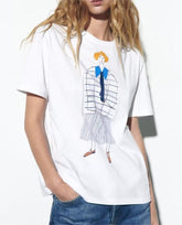 Bedrucktes T-Shirt für Mädchen