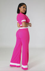 Casual Suit Short Sleeved Two Piece Suit