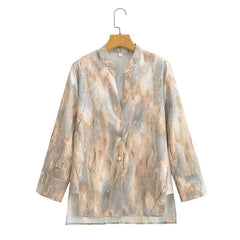 Ensemble pantalon droit tie-dye