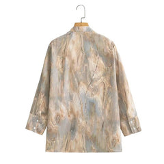 Ensemble pantalon droit tie-dye