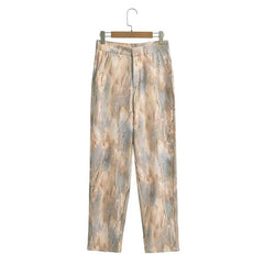 Ensemble pantalon droit tie-dye