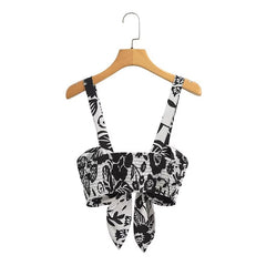 Lässiges, bedrucktes Hosenset mit Schnürung und hoher Taille, drei Hosen und Shorts