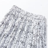 A line Expansion Skirt Vintage Artistic Floral Skirt Layered Stitching Soft Chiffon Thread Casual Skirt Short Wear