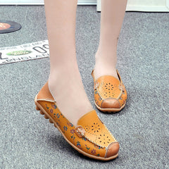 Escarpins imprimés bidirectionnels pour femmes à bout peu profond