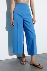 Street Casual High Waist Wide Leg Pants