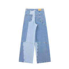 Street High Waist Jeans Straight Leg Pants Tide