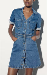 Short Denim Jumpsuit Shorts Jeans