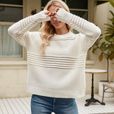 Pull en maille rayée Pit