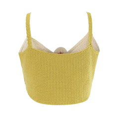 Gilet tricoté à enfiler brodé Early Bow