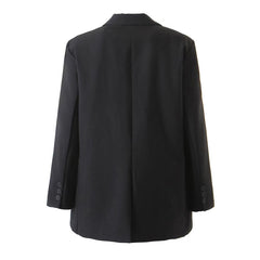 Collar Metal Lock Catch Straight Mid Length Small Blazer