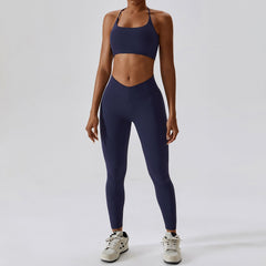 Beauty Back Yoga Outer Wear Pilates Running Fitness Exercise Yoga Suit
