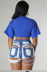 Short Shirt Casual Print Shirt