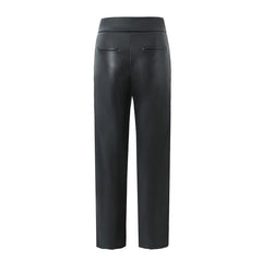 Gerade Slim Fit Lederhose