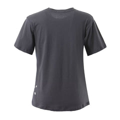 Small Round Neck Short Sleeve Solid Color Cotton Printed T Shirt All Matching Comfortable Regular Top