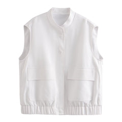 Veste sans manches décontractée