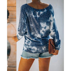 Printed Round Neck Long Sleeved Casual Set