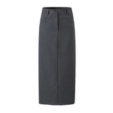 Jupe rétro taille haute, coupe slim assortie, fente dans le dos, robe trapèze au-dessus du genou